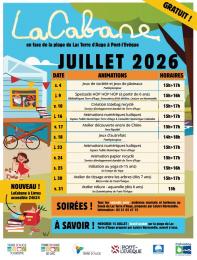 Programme LaCabane juillet 2026