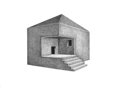 , Black house 12, 2009, 68.5 x 53.5 cm. Frac Haute-Normandie. © Maud Maris