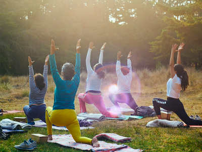 Yoga dans la nature