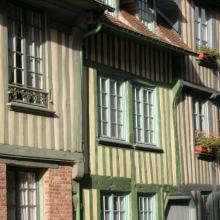 Les maisons à pan de bois de Pont-l'Evêque