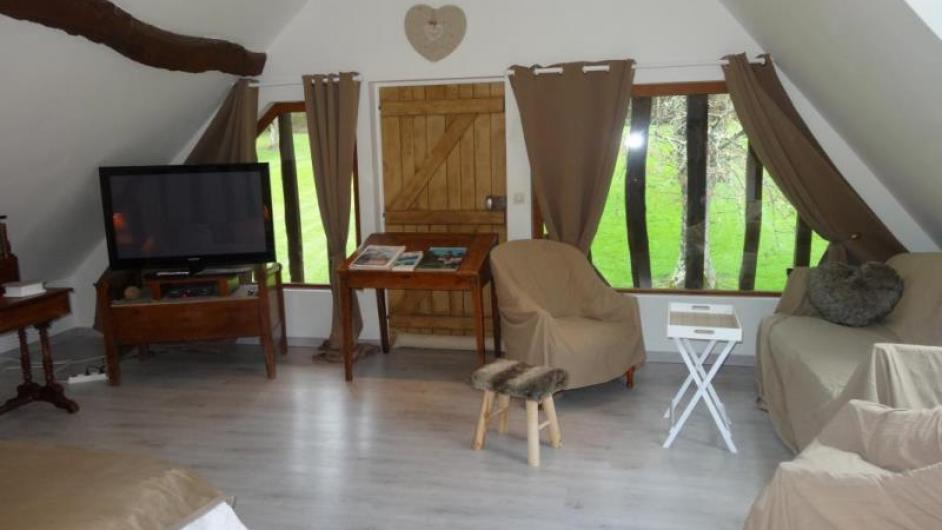 Gîte La Charretterie - chambre - Les Authieux-sur-Calonne - Normandie - Calvados