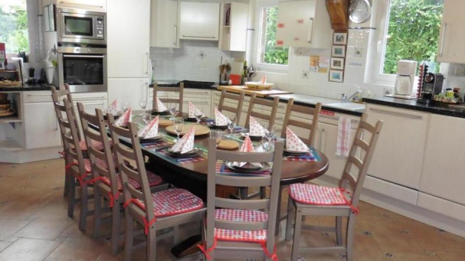Gîte Le Pré d'Haucourt - intérieur - salle à manger - St-Pierre-Azif - Normandie - Calvados