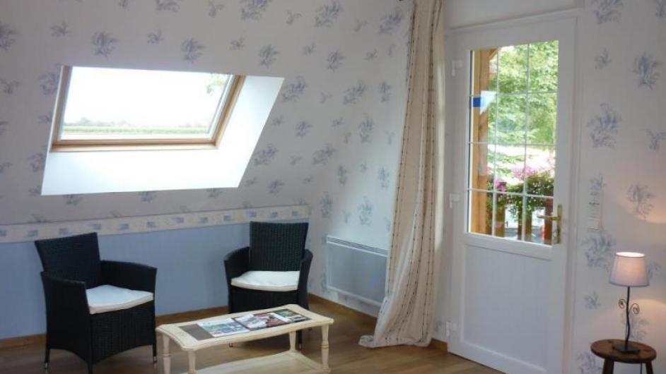 Chambres d'hôtes la Ferme des Hayes - chambre - intérieur - salon - détente - Formentin - Normandie - Calvados 