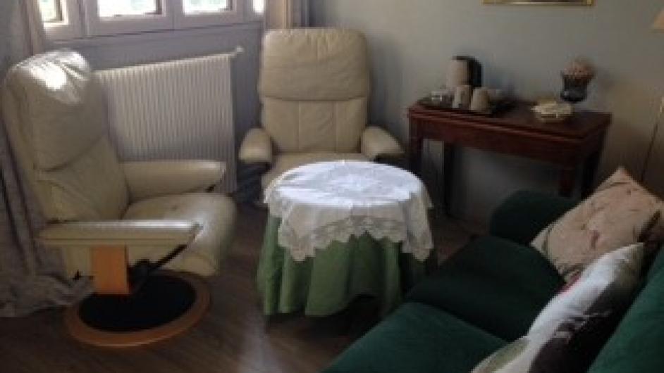 Chambres d'hôtes Les Chaumières du Pays d'Auge - salon - espace détente - Le Breuil-en-Auge - Normandie - Calvados 