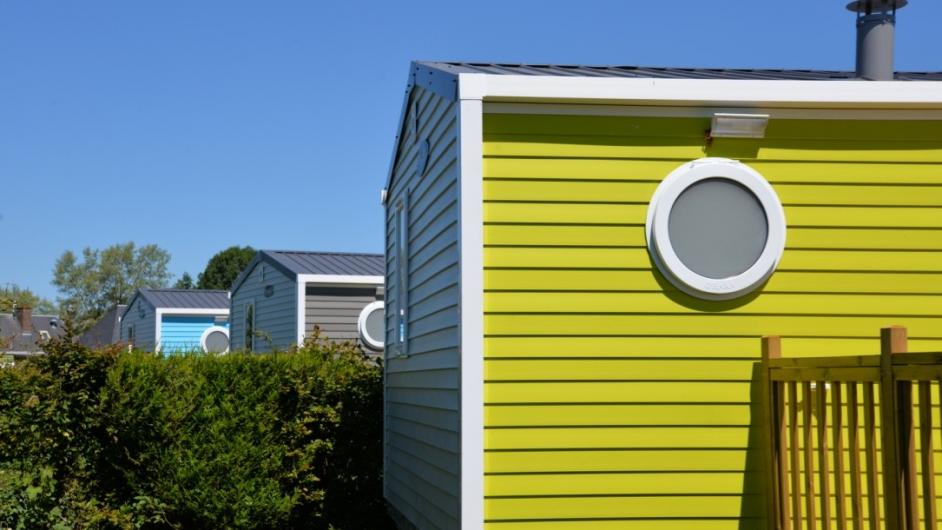 Camping du Lac Terre d'Auge **** - lodge - mobil-home - jaune - Pont-l'Evêque - Normandie - Calvados