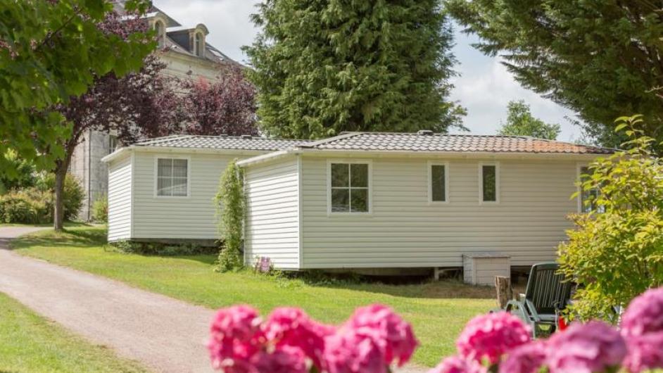 Castel-Camping Le Brévedent **** - Mobil-home - extérieur -- Le Brévedent - Normandie - Calvados 