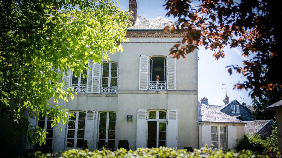 Façade maison bourgeoise, chambres d'hôtes Chez Agnès, Pont-l'Evêque, crédit photo Naïade Plante