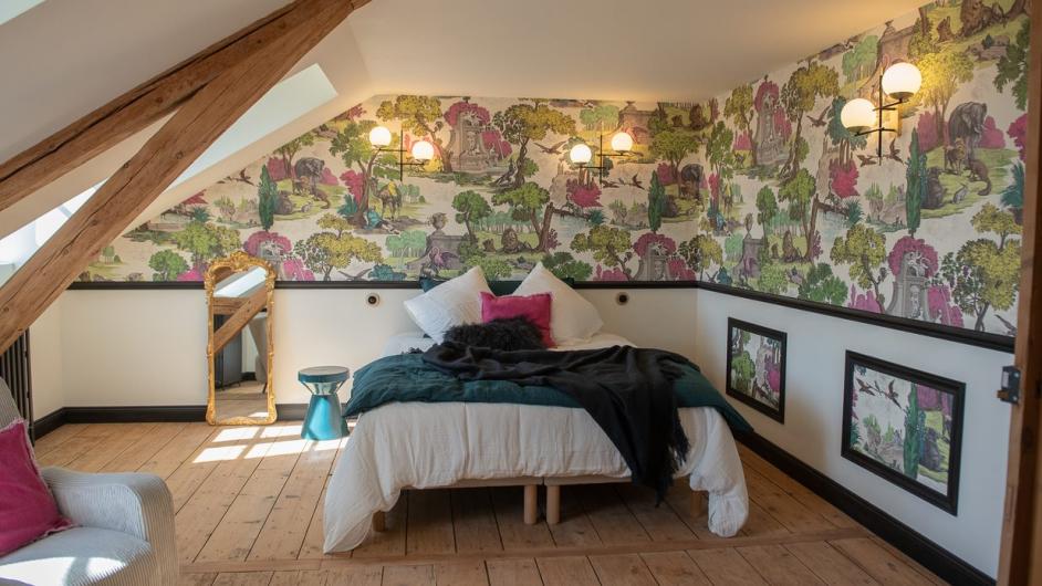 Chambre jungle, chambres d'hôtes Chez Agnès, Pont-l'Evêque, crédit photo Naïade Plante