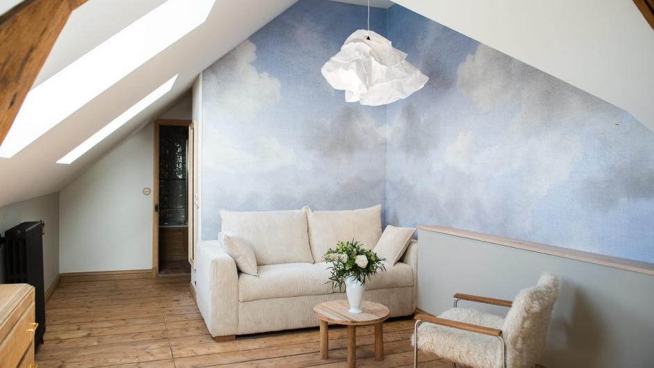 Chambre en l'air, chambres d'hôtes Chez Agnès, Pont-l'Evêque, crédit photo Naïade Plante