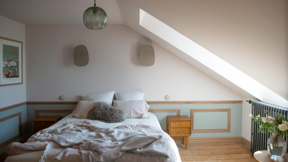 Chambre Rose, chambres d'hôtes Chez Agnès, Pont-l'Evêque, crédit photo Naïade Plante