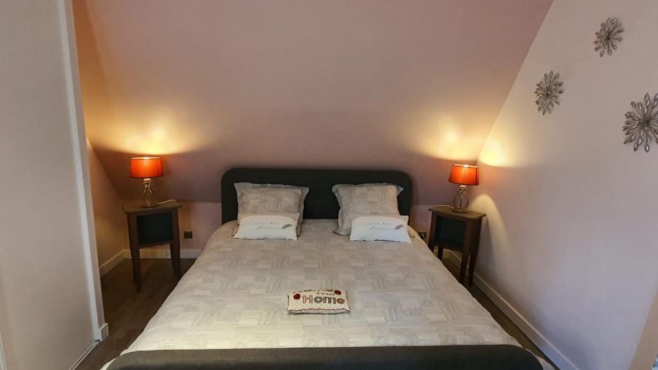 Chambres d'hôtes Chez Martine - chambre - lit double - 2 places - intérieur - Pont-l'Evêque - Normandie - Calvados