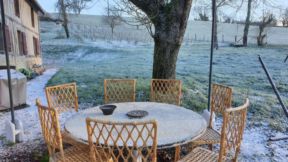 Chambres d'hôtes Fief de Blangy - terrasse - campagne