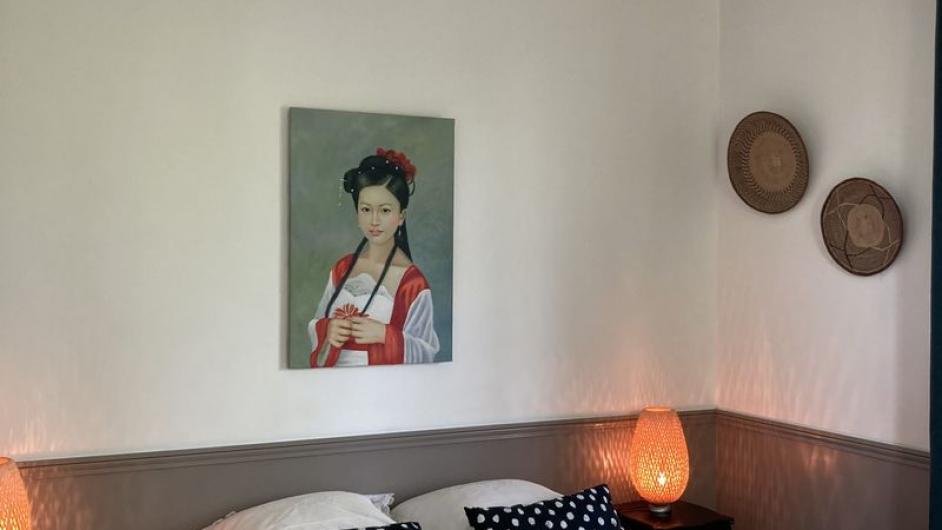 Chambres d'hôtes Il était une fois - chambre - lit double - intérieur - Pont-l'Evêque - Normandie - Calvados