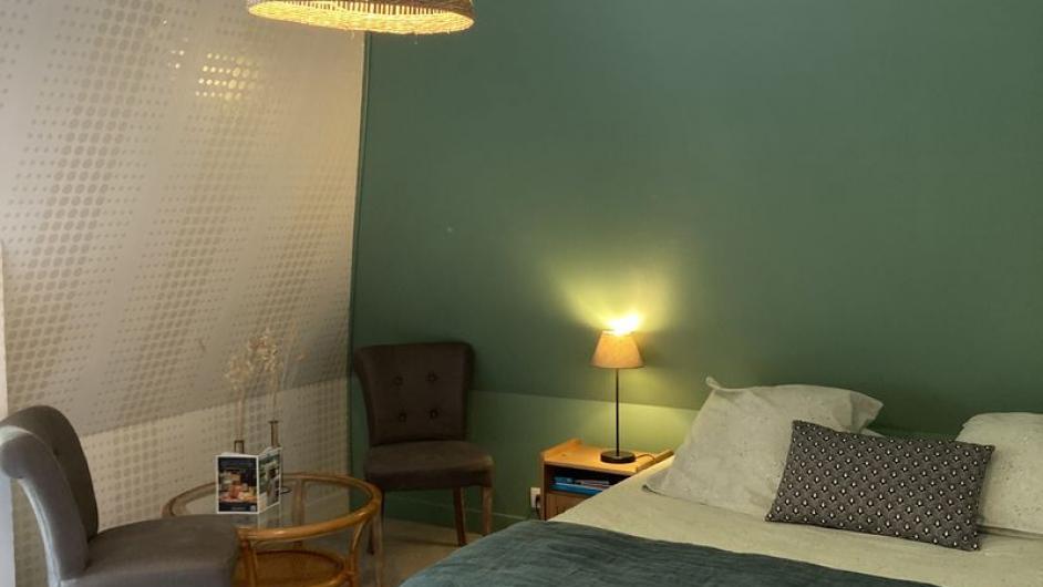 Chambres d'hôtes Il était une fois - chambre - lit double - intérieur - Pont-l'Evêque - Normandie - Calvados