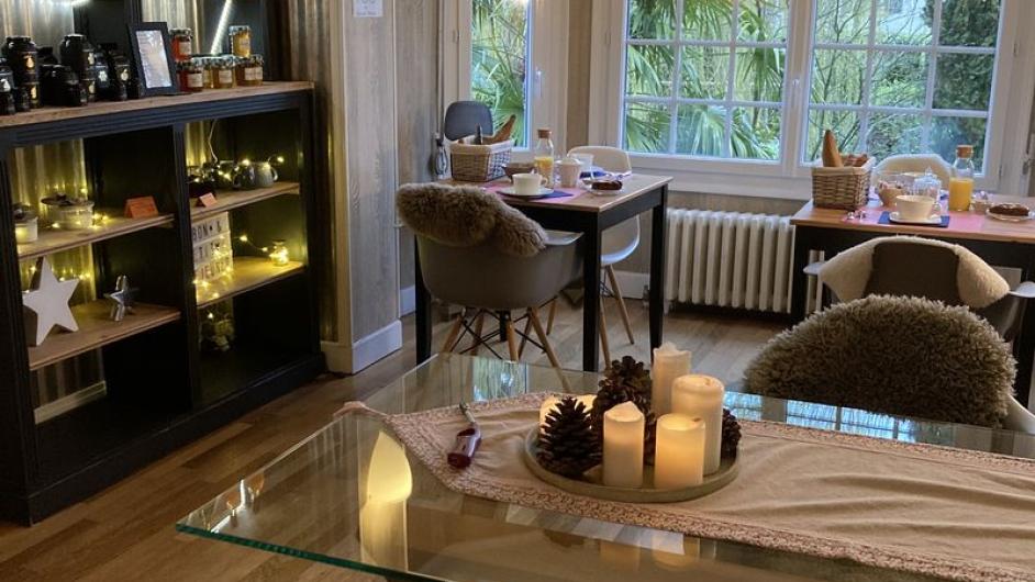 Chambres d'hôtes Il était une fois - salle petit déjeuner - Pont-l'Evêque - Normandie - Calvados