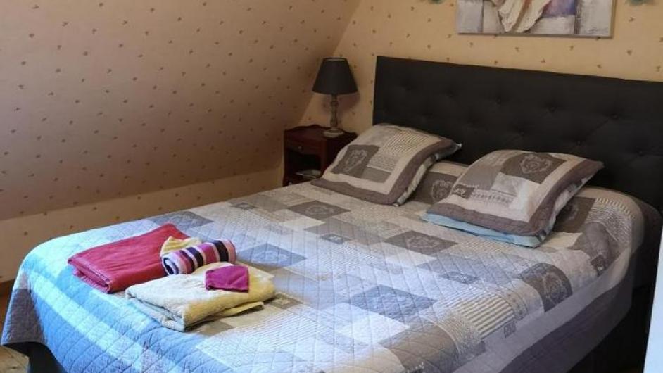 Chambres d'hôtes lit double La Grange de Saint-Léger Pays d'Auge Normandie