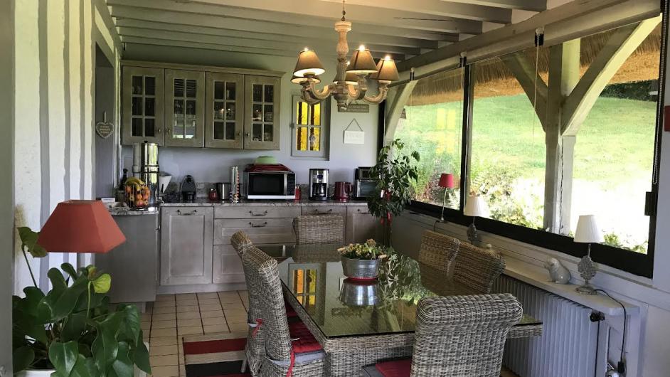 Chambres d'hôtes Les Chaumières du Pays d'Auge - petit déjeuner - Calvados - Normandie