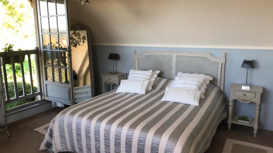 Chambres d'hôtes Les Chaumières du Pays d'Auge - chambre - Le Breuil-en-Auge - Normandie - Calvados 