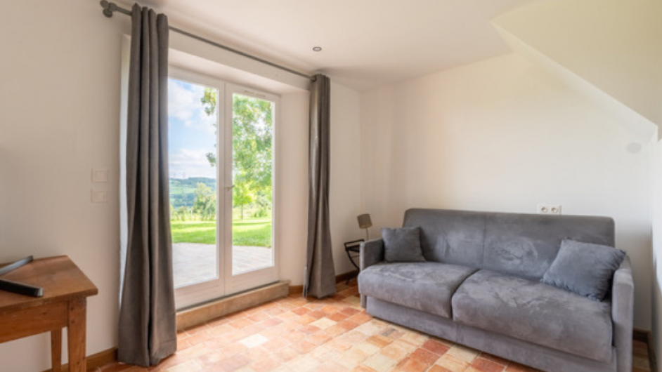 salon canapé convertible - Cidrerie de la source