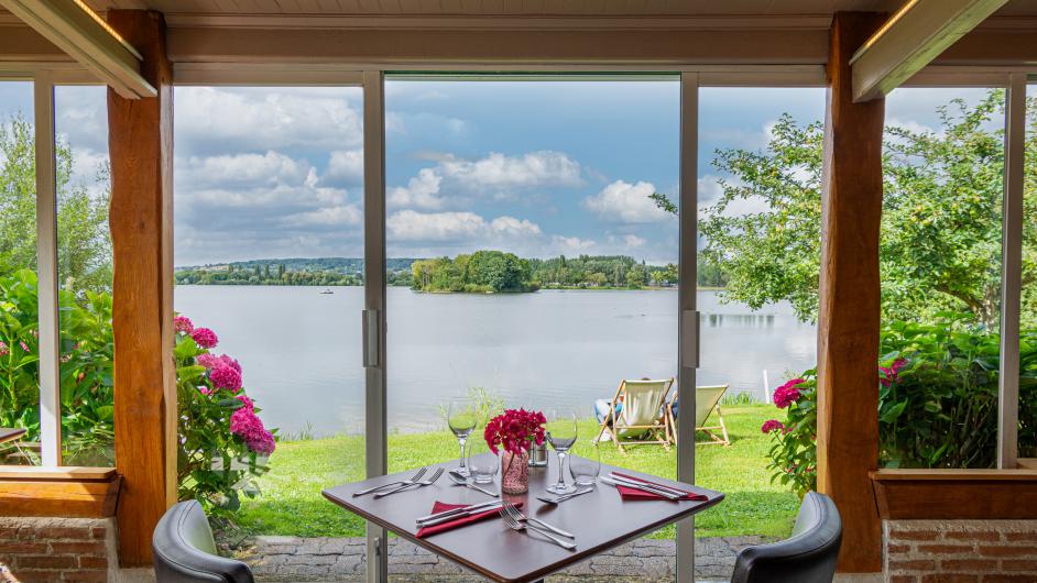 Vue lac restaurant Eden Park