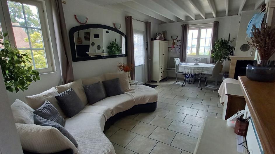 Gîte Mme Herfort - séjour - Saint-Philbert-des-Champs - Pays d'Auge - Calvados - Normandie