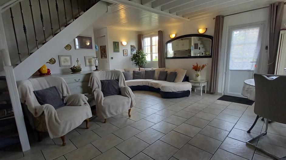 Gîte Mme Herfort - séjour - Saint-Philbert-des-Champs - Pays d'Auge - Calvados - Normandie