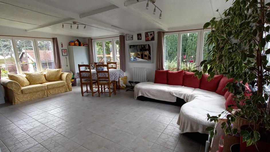 Gîte Mme Herfort - séjour - Saint-Philbert-des-Champs - Pays d'Auge - Calvados - Normandie