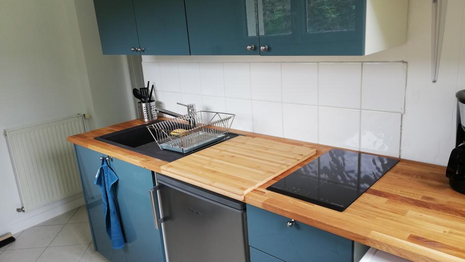 Cuisine gîte La Petite Maison de Cour La Ville Le Mesnil-sur-Blangy