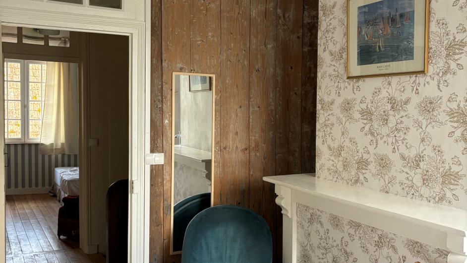 Chambre dorée gîte Le Jardin de Stella Pont-l'Evêque
