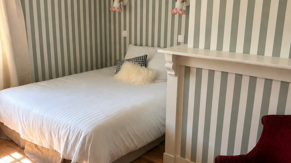 Chambre verte gîte Le Jardin de Stella Pont-l'Evêque
