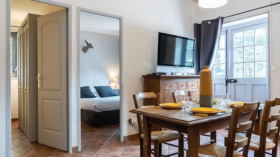 Le pressoir Domaine de Geffosses Pont-l'Evêque séjour salon chambre