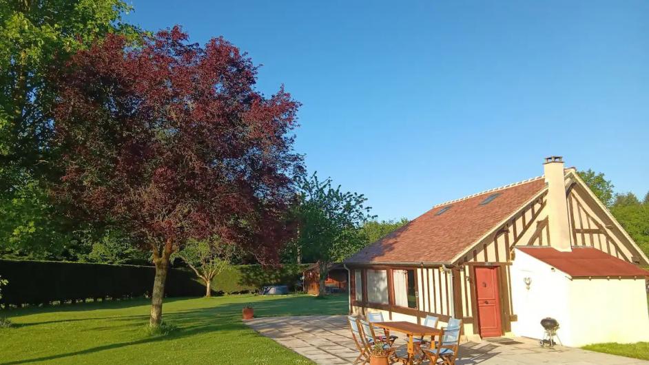 Bergerie terrasse jardin les Augettes Saint-Hymer