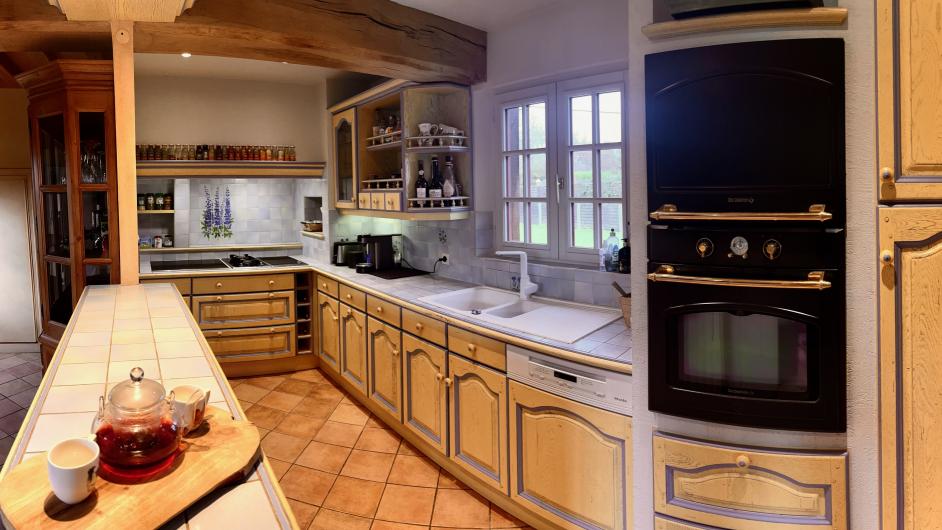 La longère les Augettes cuisine, Saint-Hymer