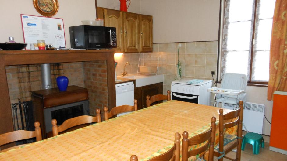 Gîte - M. Vimare - salle à manger - intérieur - Annebault - Normandie - Calvados