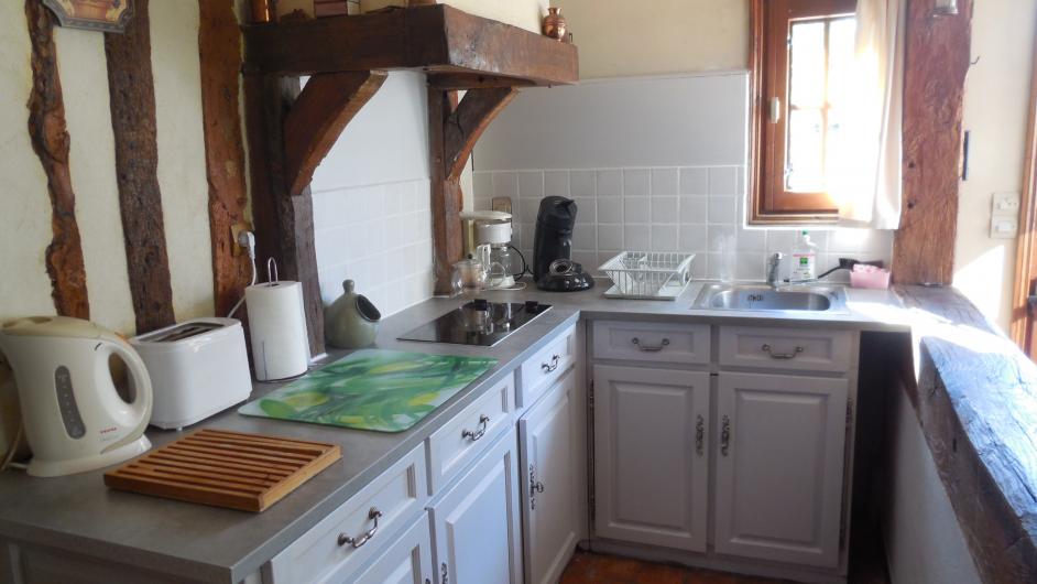 Gîte du lieu Dey - cuisine - Reux - Normandie - Calvados