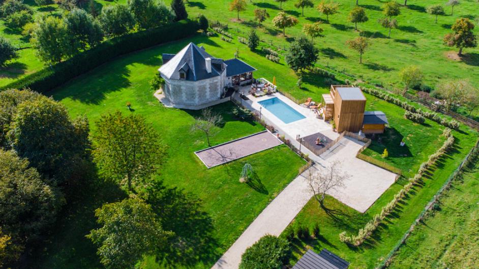 Vue aérienne Prairies & Logis - Morainville - Jouveaux