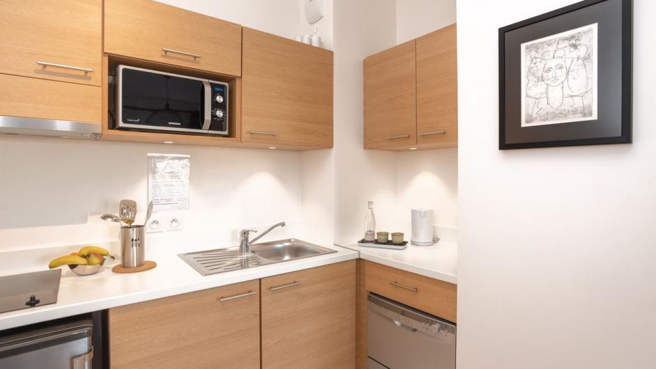 Résidence sénior Villa Beausoleil Deauville - cuisine - appartement