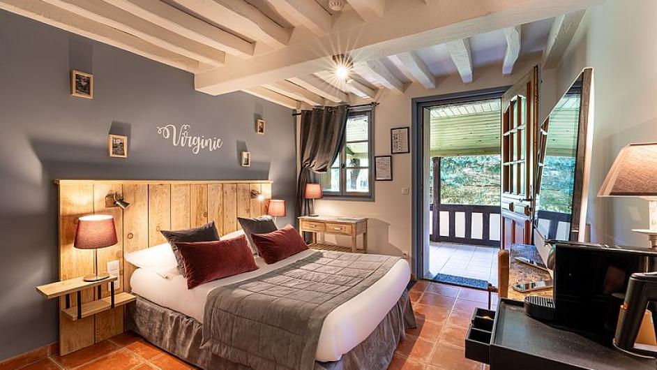 Le hôtel le Manoir Domaine de Geffosses Pont-l'Evêque chambre 