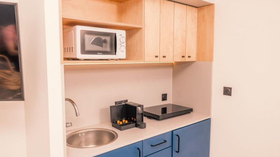 Hôtel Ibis Style Deauville Villers kitchenette