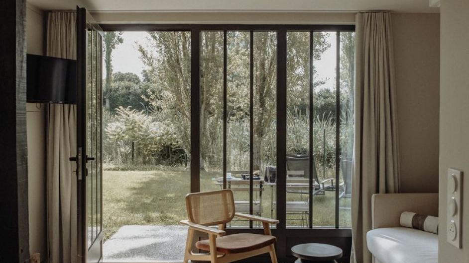 Hôtel les Manoirs des Portes de Deauville - salon cottage - Canapville - Pays d'Auge - Calvados - Normandie