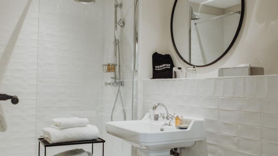 Hôtel les Manoirs des Portes de Deauville - salle de douche - Canapville - Pays d'Auge - Calvados - Normandie