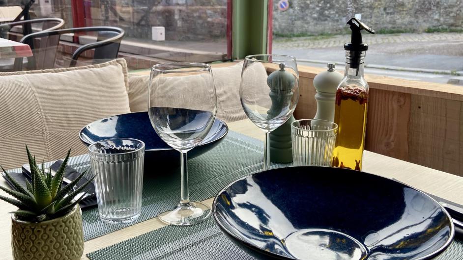 Restaurant Il Gusto d'Italia Pont-l'Evêque - table dressée