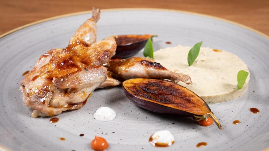 Le Capucine - plat - les Jardins de Coppélia - Hôtel restaurant - Pennedepie - ©BabXIII