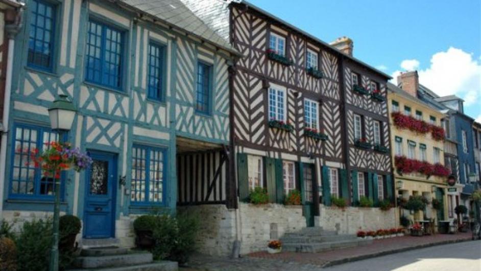 colombage - maisons - Village de Beaumont-en-Auge - Normandie - Calvados