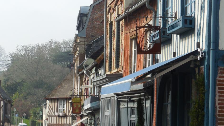 colombage - maisons - Village de Beaumont-en-Auge - Normandie - Calvados