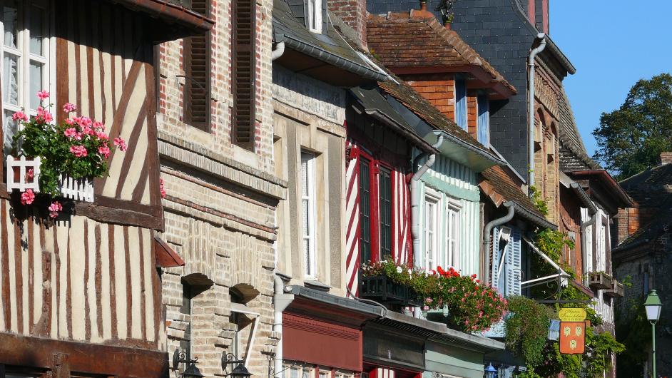 colombage - maisons - Village de Beaumont-en-Auge - Normandie - Calvados
