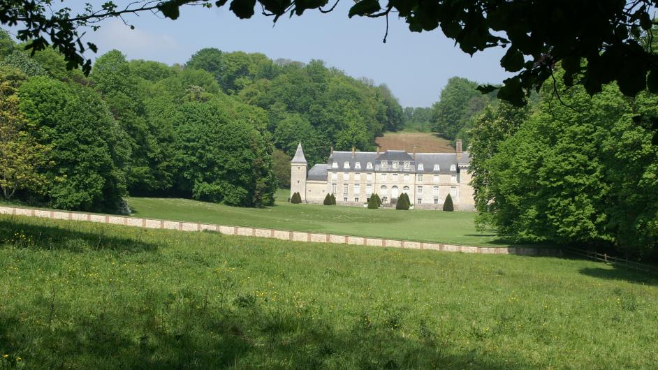 Partir à la découverte de nos villages - le château d'Hébertot à Saint-André-d'Hébertot - Normandie - Calvados