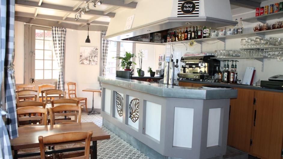 Restaurant L'Auberge du Douet de la Taille - bar - salle - Saint-Martin-aux-Chartrains - Pays d'Auge - Calvados - Normandie