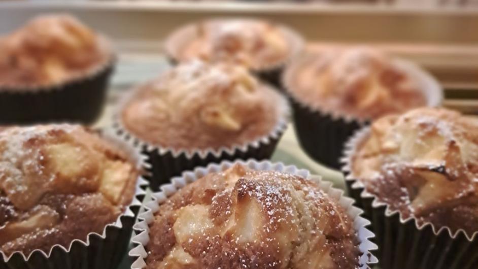 Muffins aux pommes la Bouquinerie Gourmande - Pont-l'Evêque