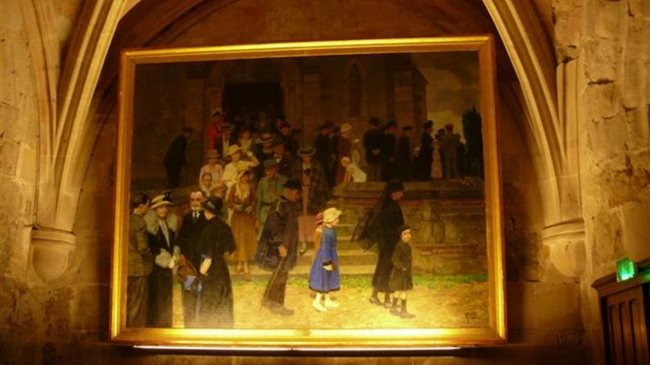 La cathédrale des herbages - intérieur - tableau - Pont-l'Evêque - Normandie - Calvados